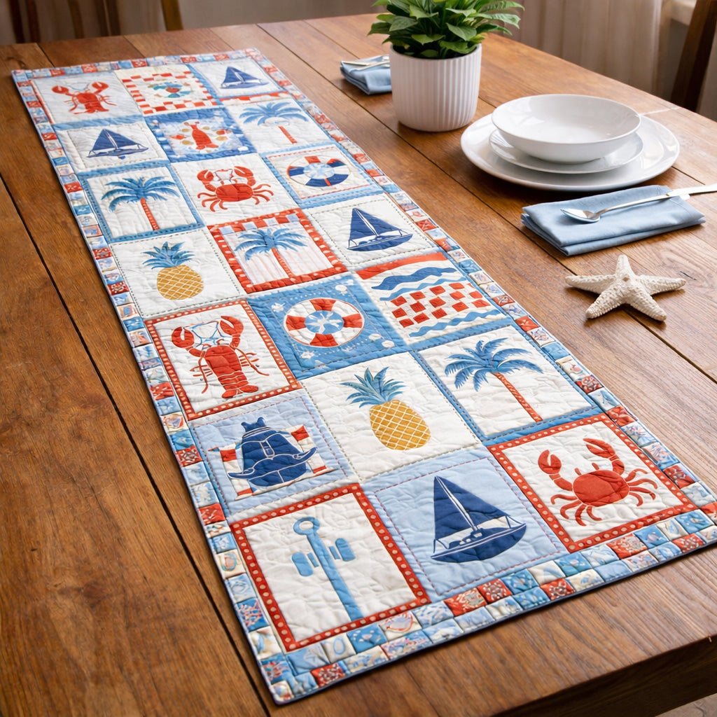 Seaside Heritage Table Runner