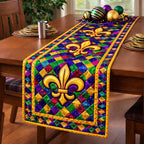 Festive Fleur Sparkle Table Runner