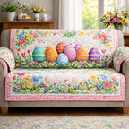 Easter Eggs in the Spring Meadow Sofa Cover