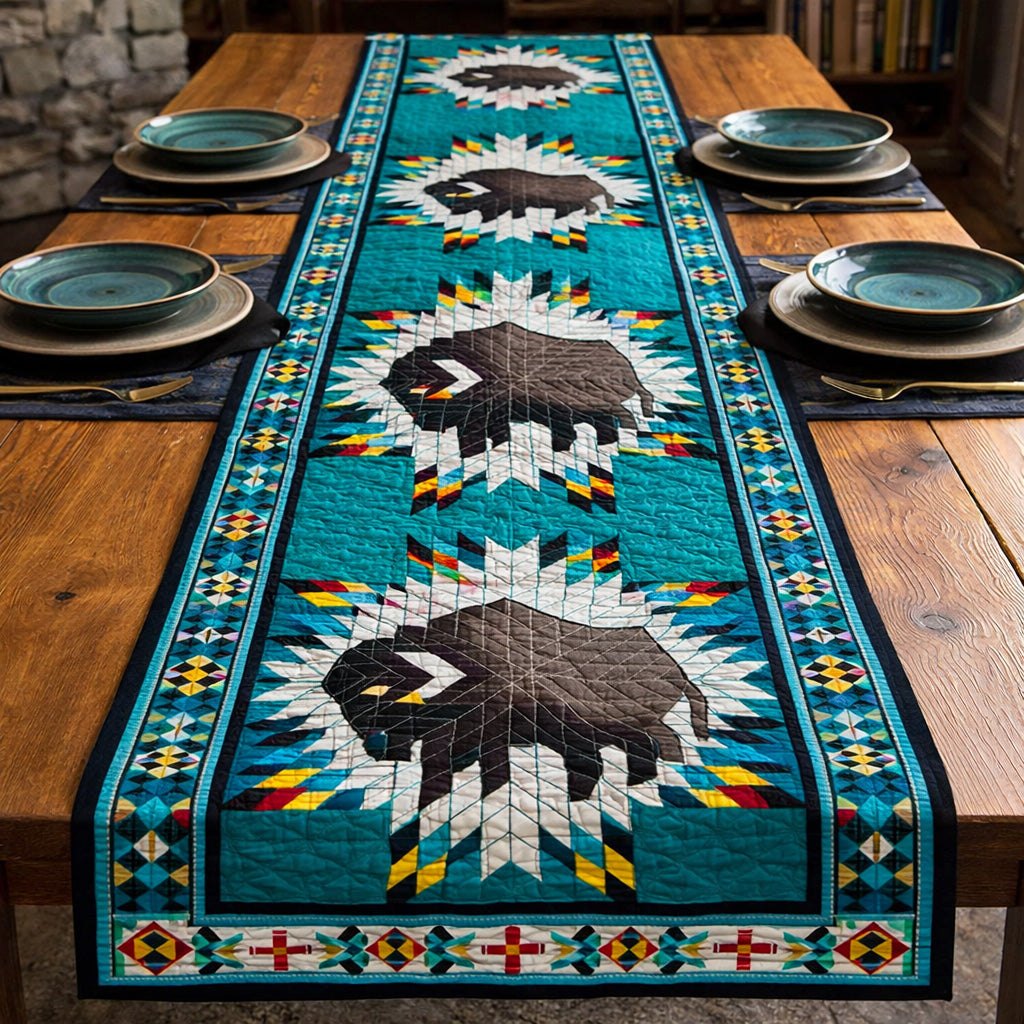 Sacred Bison Path Table Runner