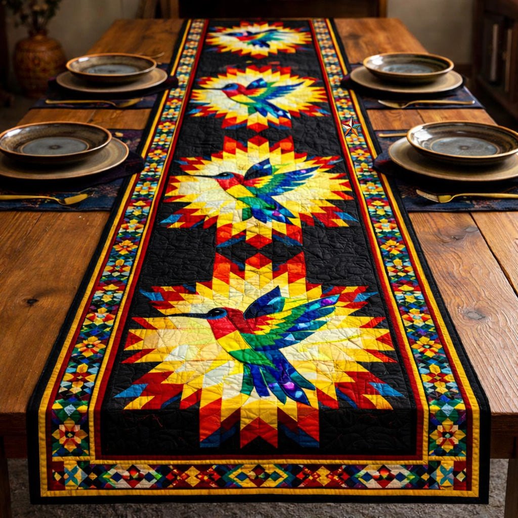 Rainbow Thunderbird Flight Table Runner
