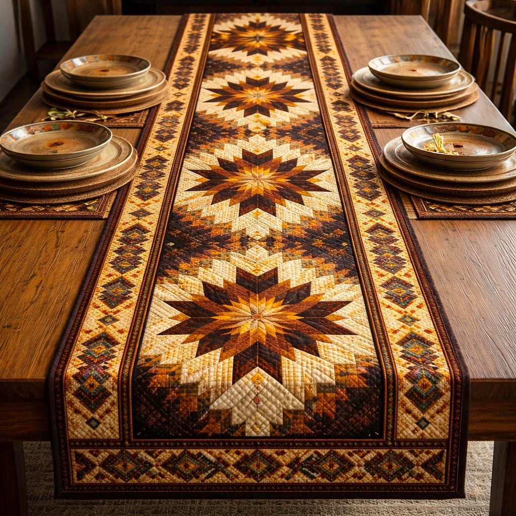 Autumn Tribal Glow Table Runner