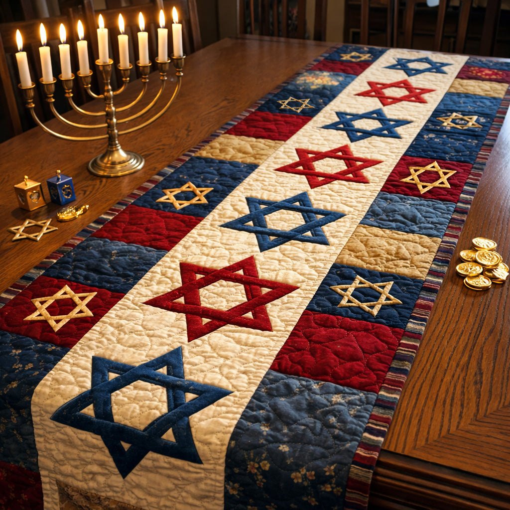 Hanukkah Heritage Table Runner