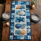 Blue Reef Patchwork Table Runner
