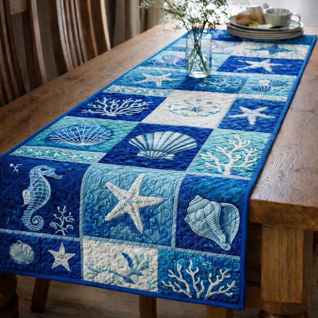 Seaside Harmony Table Runner