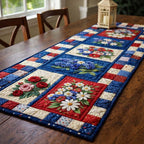 Country Bloom Patchwork Table Runner