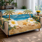 Palm Breeze Retreat Sofa Cover