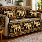 Royal Elephant Tapestry Sofa Cover