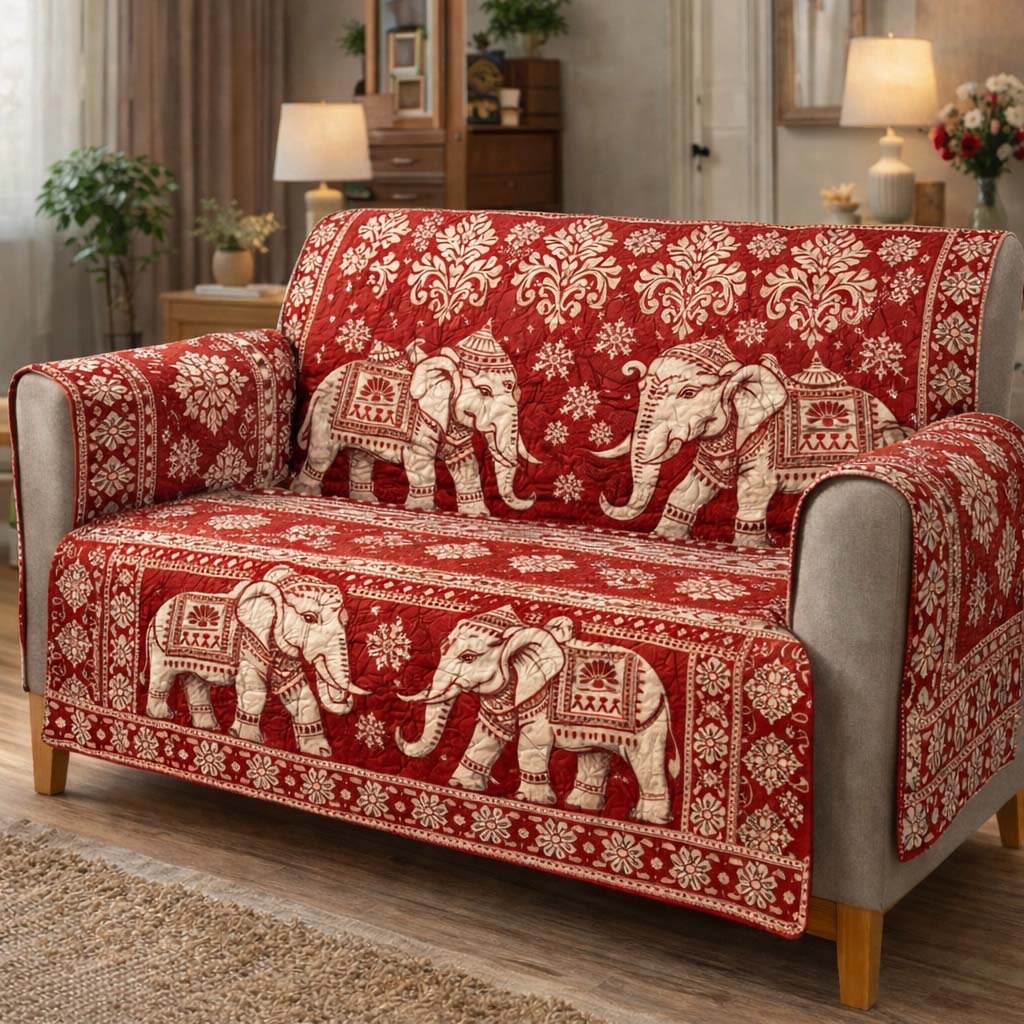 Sacred Elephant Grace Sofa Cover