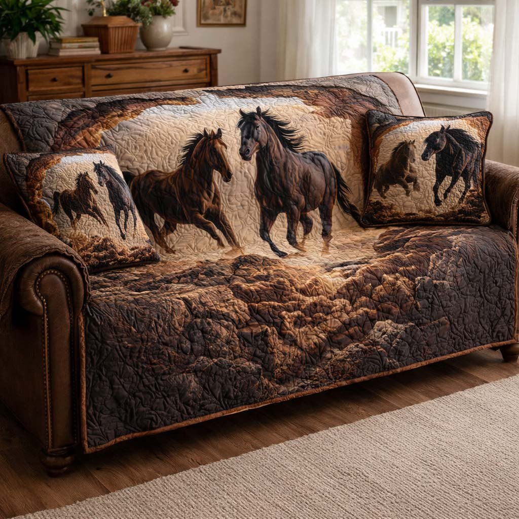 Wild Canyon Run Sofa Cover