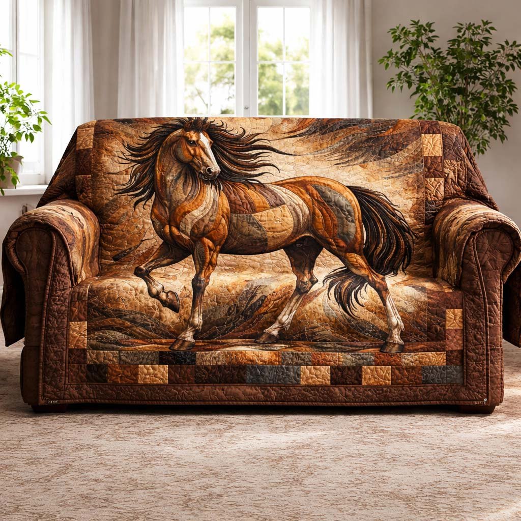 Majestic Wind Stallion Sofa Cover