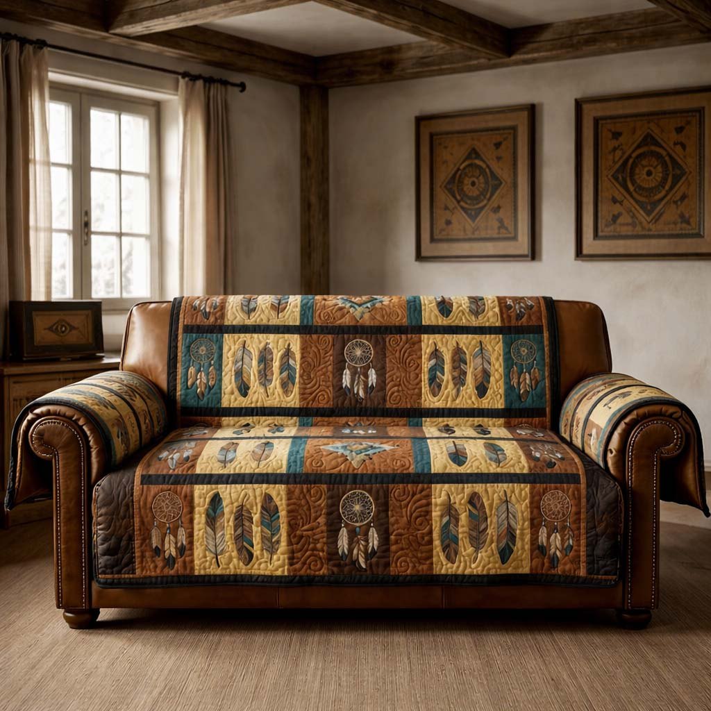 Rustic Tribal Echo Sofa Cover