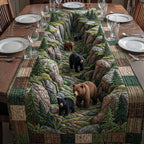 Wild Bear Trail Table Runner