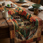 Rustic Bear Den Table Runner