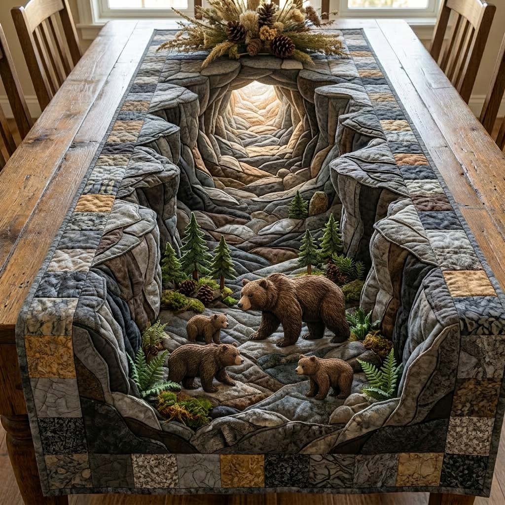 Canyon Bear Path Table Runner