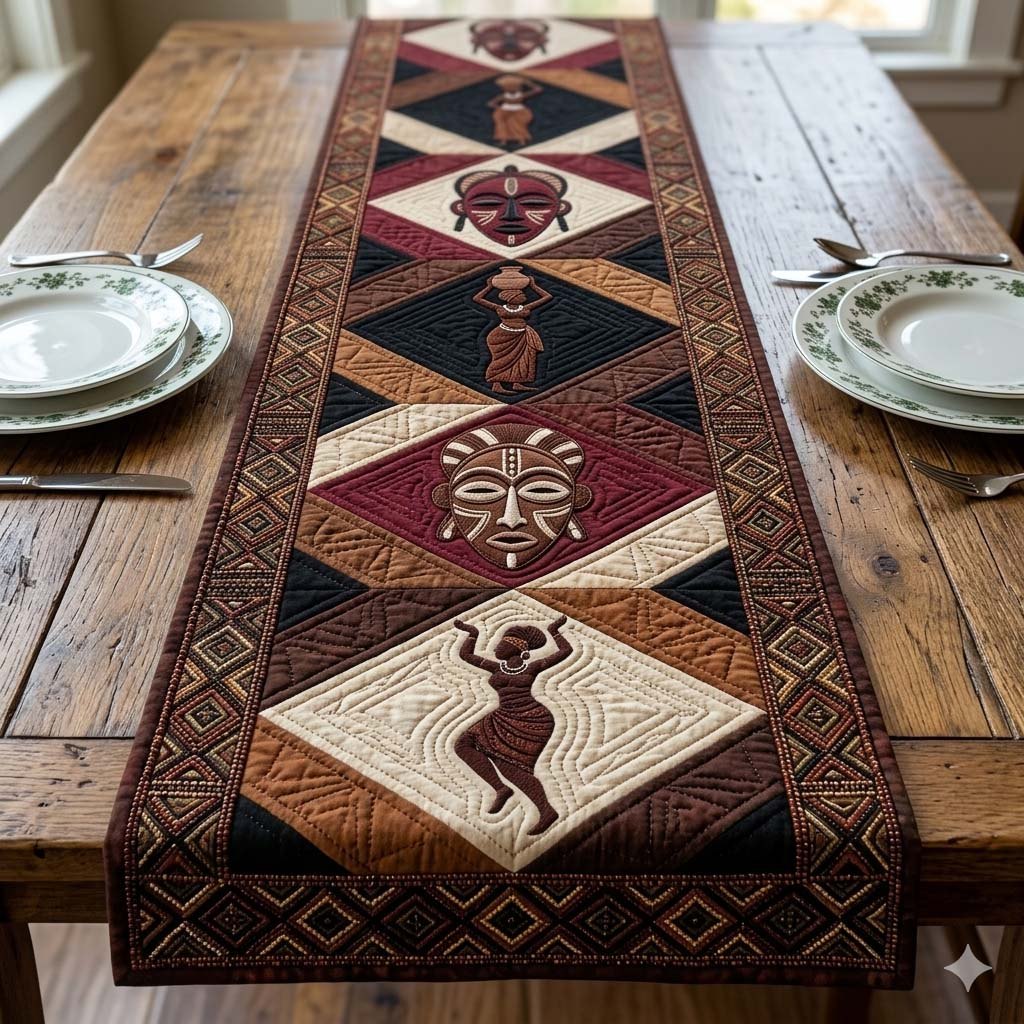 Earth Rhythm Table Runner