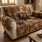 Autumn Cubs Sofa Cover