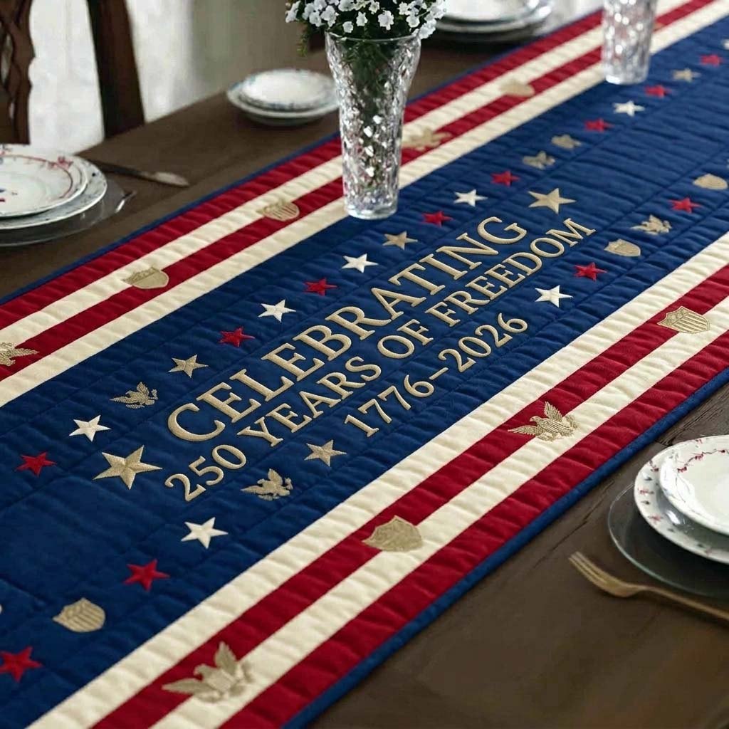 Freedom Banner Table Runner