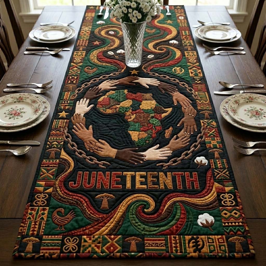 Unity Circle Roots Table Runner