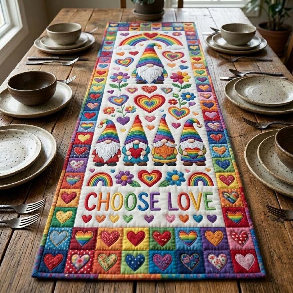 Choose Love Table Runner