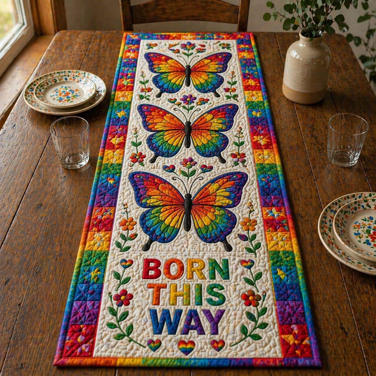 Equality Roots Table Runner