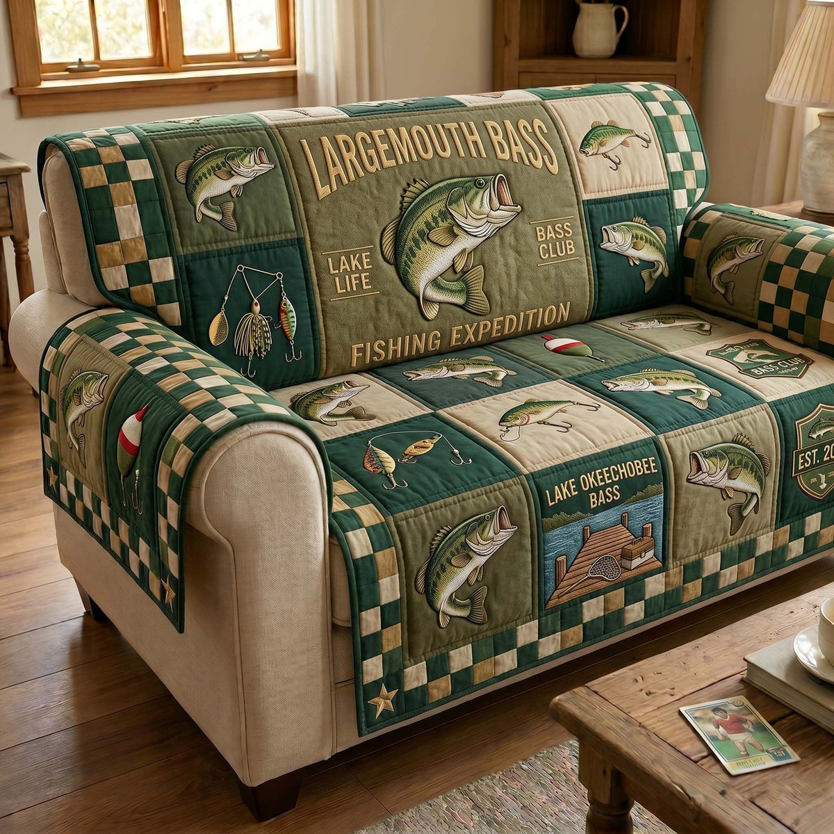 Bass Club Expedition Sofa Cover