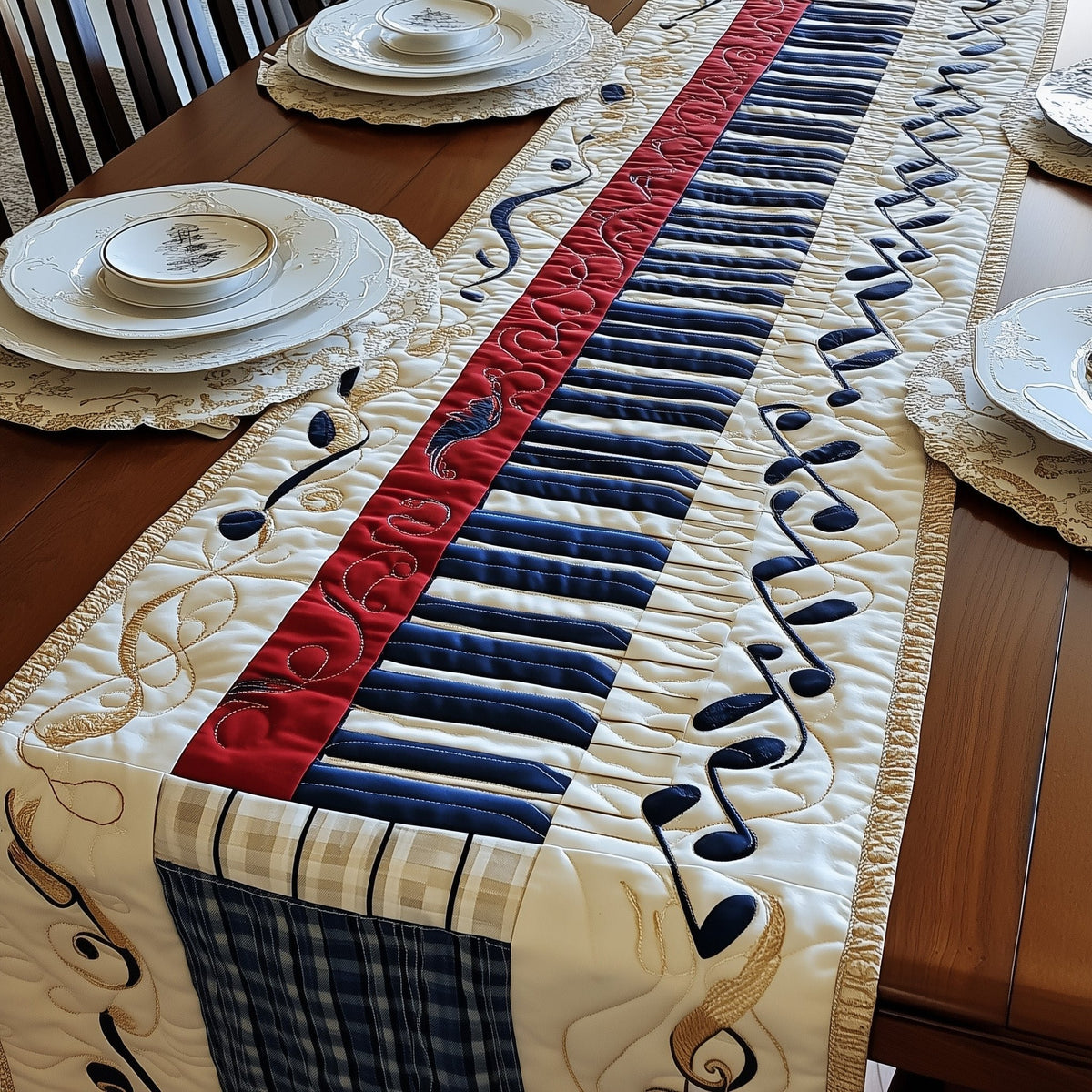 Elegance in Harmony Table Runner