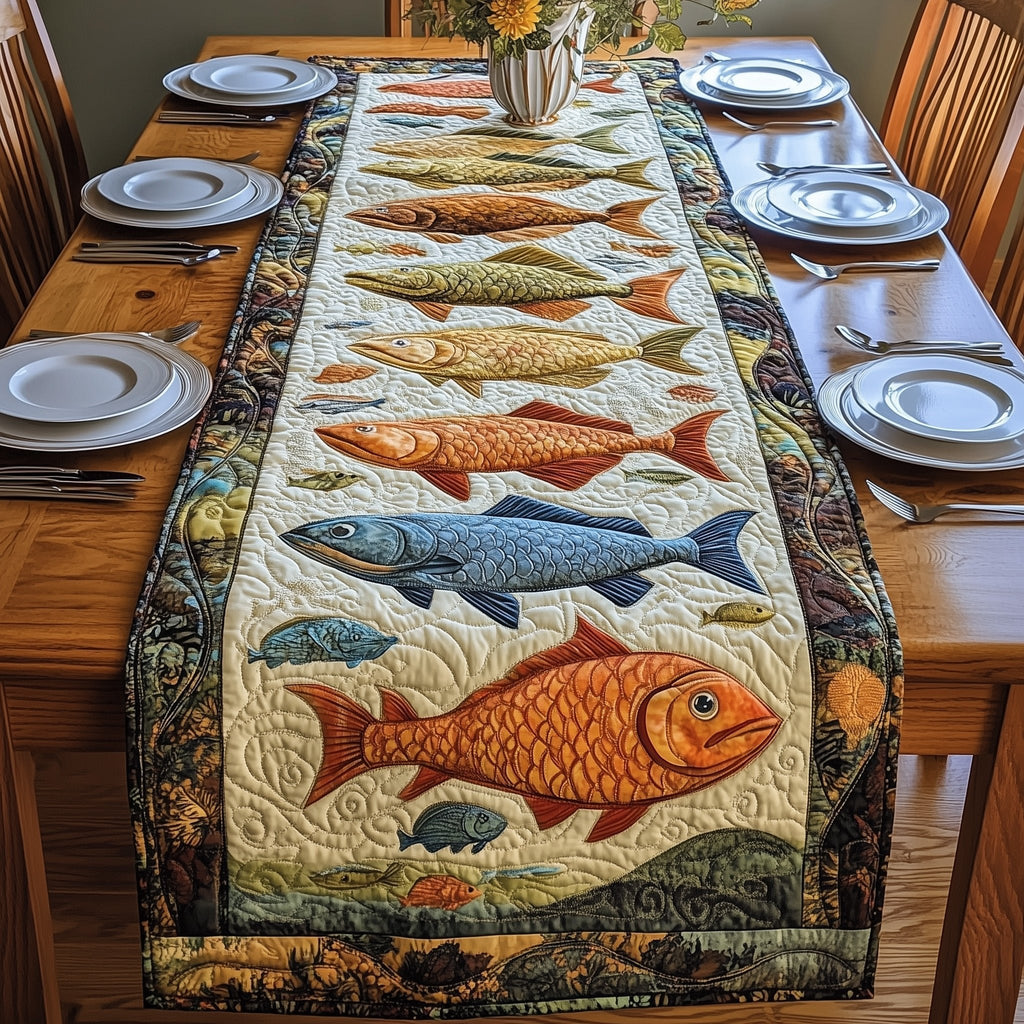 Wild Waters Tapestry Table Runner