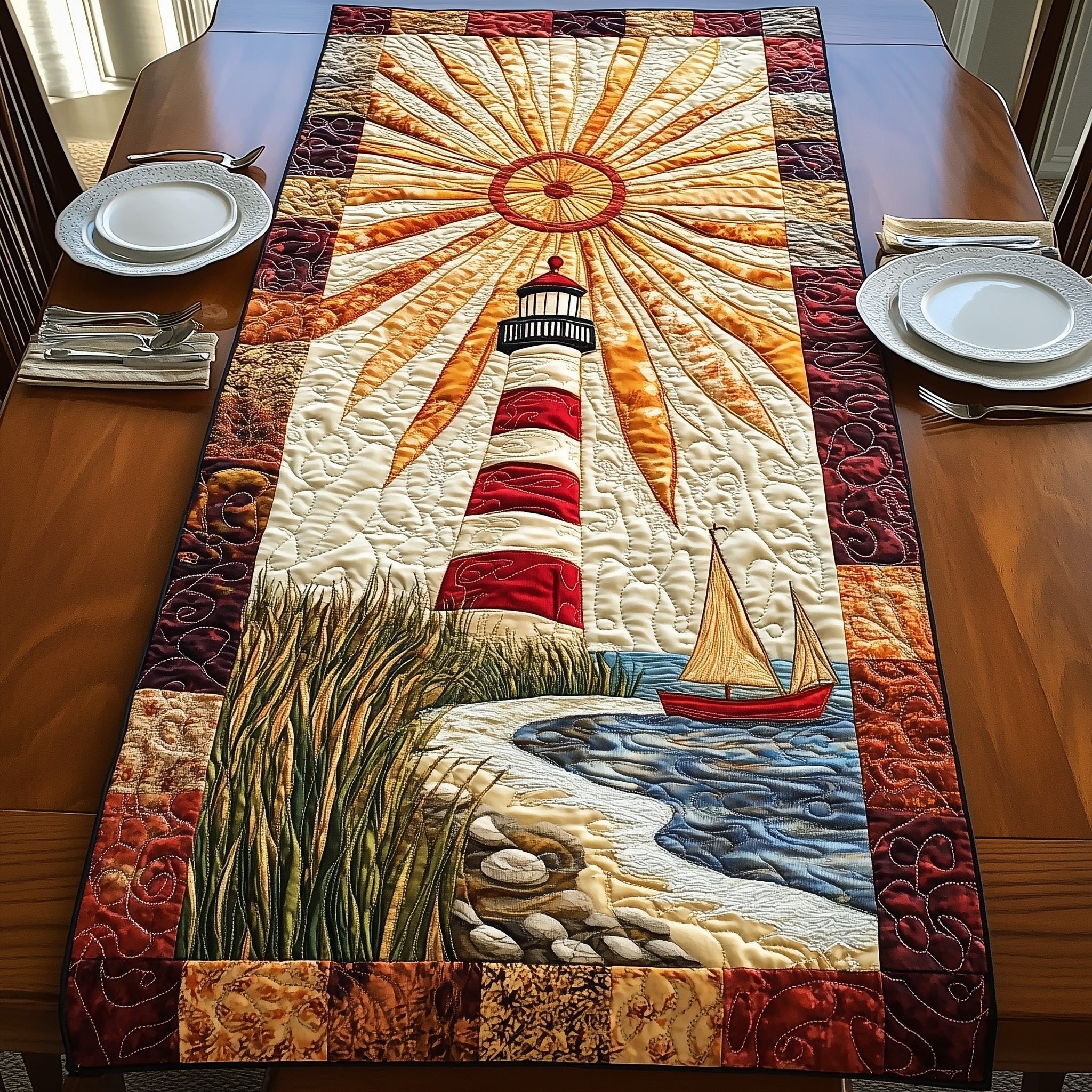 Celestial Watchtower Table Runner