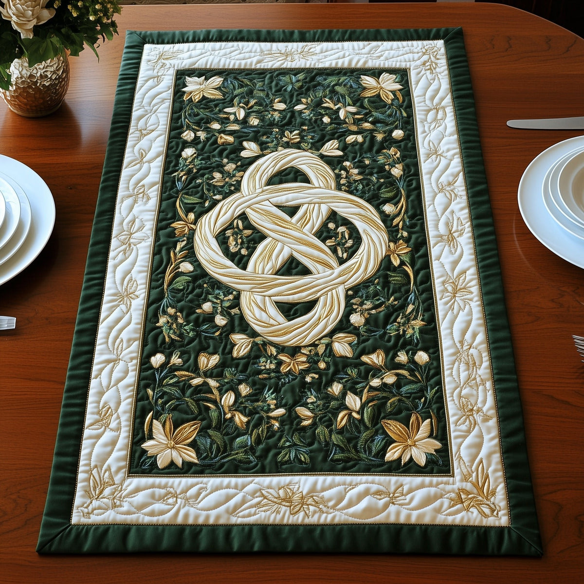 Enchanted Celtic Bloom Table Runner