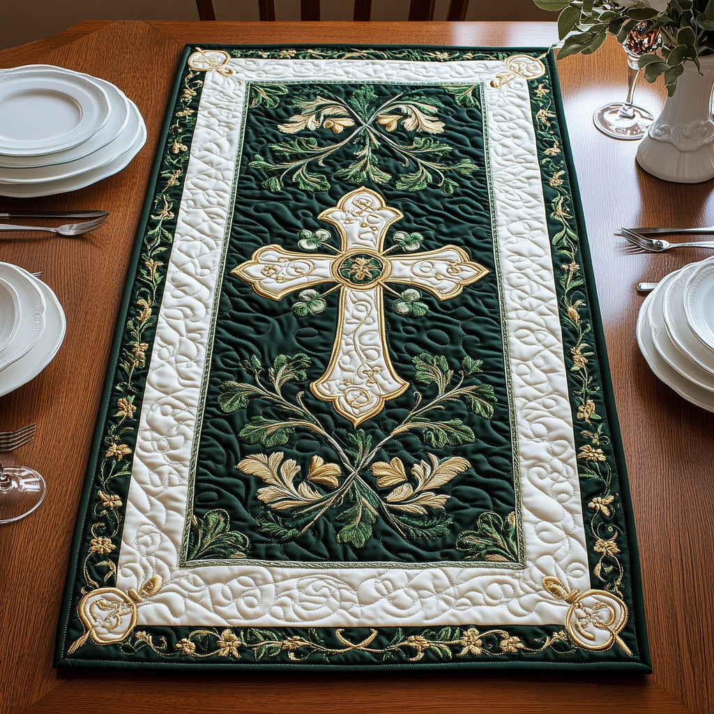 Elegance Celtic Cross Table Runner