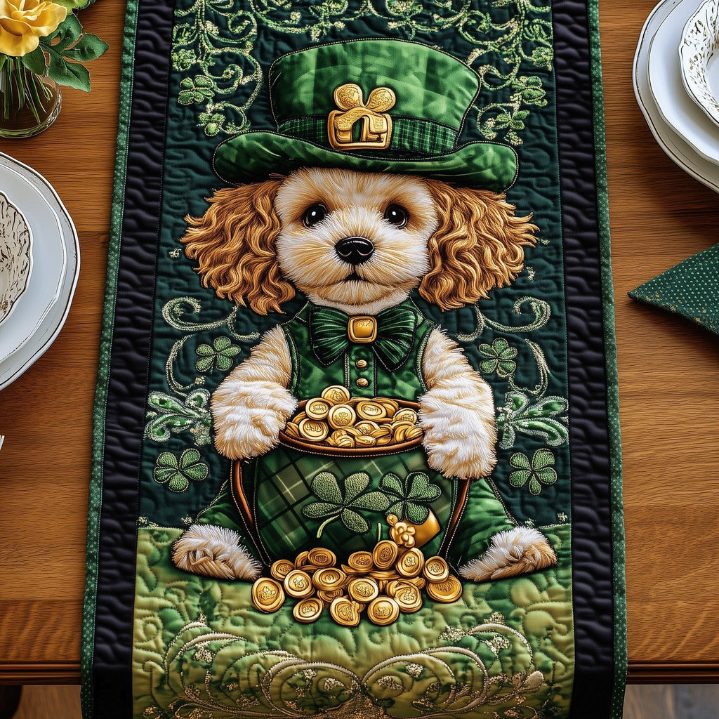 Celtic Lucky Puppy Table Runner