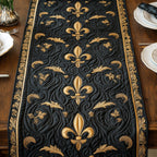 The Regal Fleur De Lis Table Runner