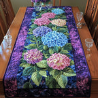 Hydrangea Bloom Elegance Table Runner