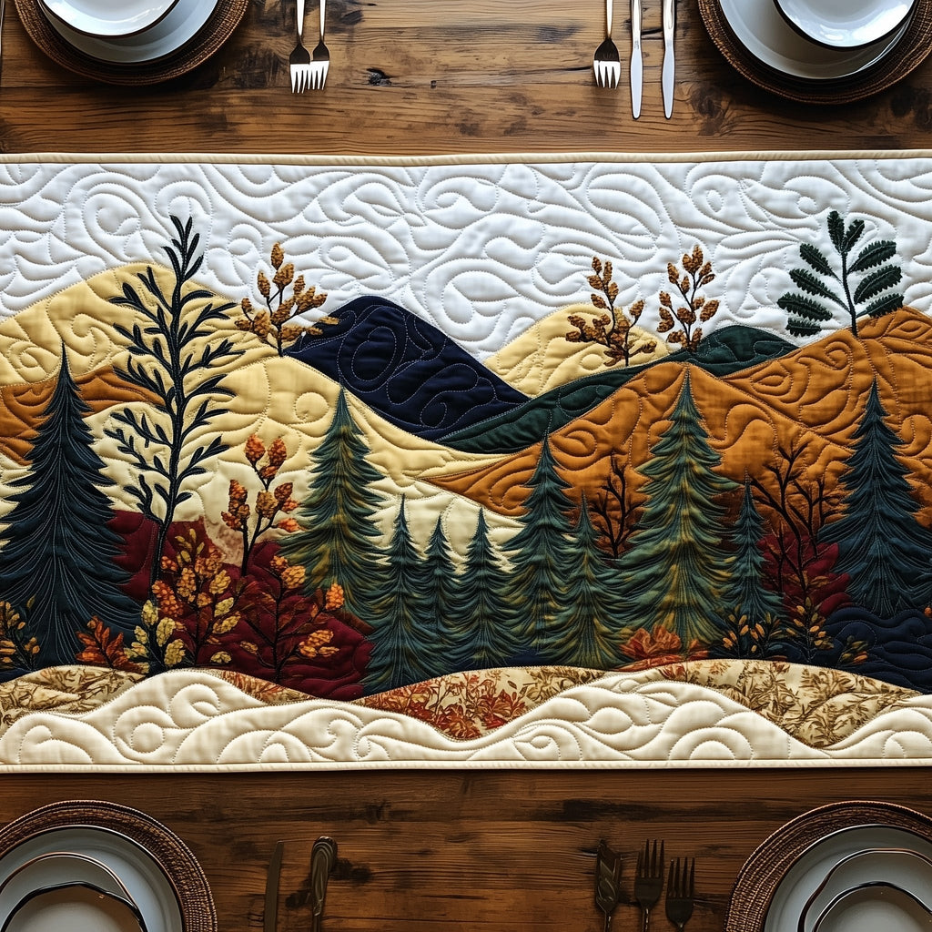 Mountain Hideaway Table Runner