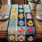 Symphony of Teapots Table Runner