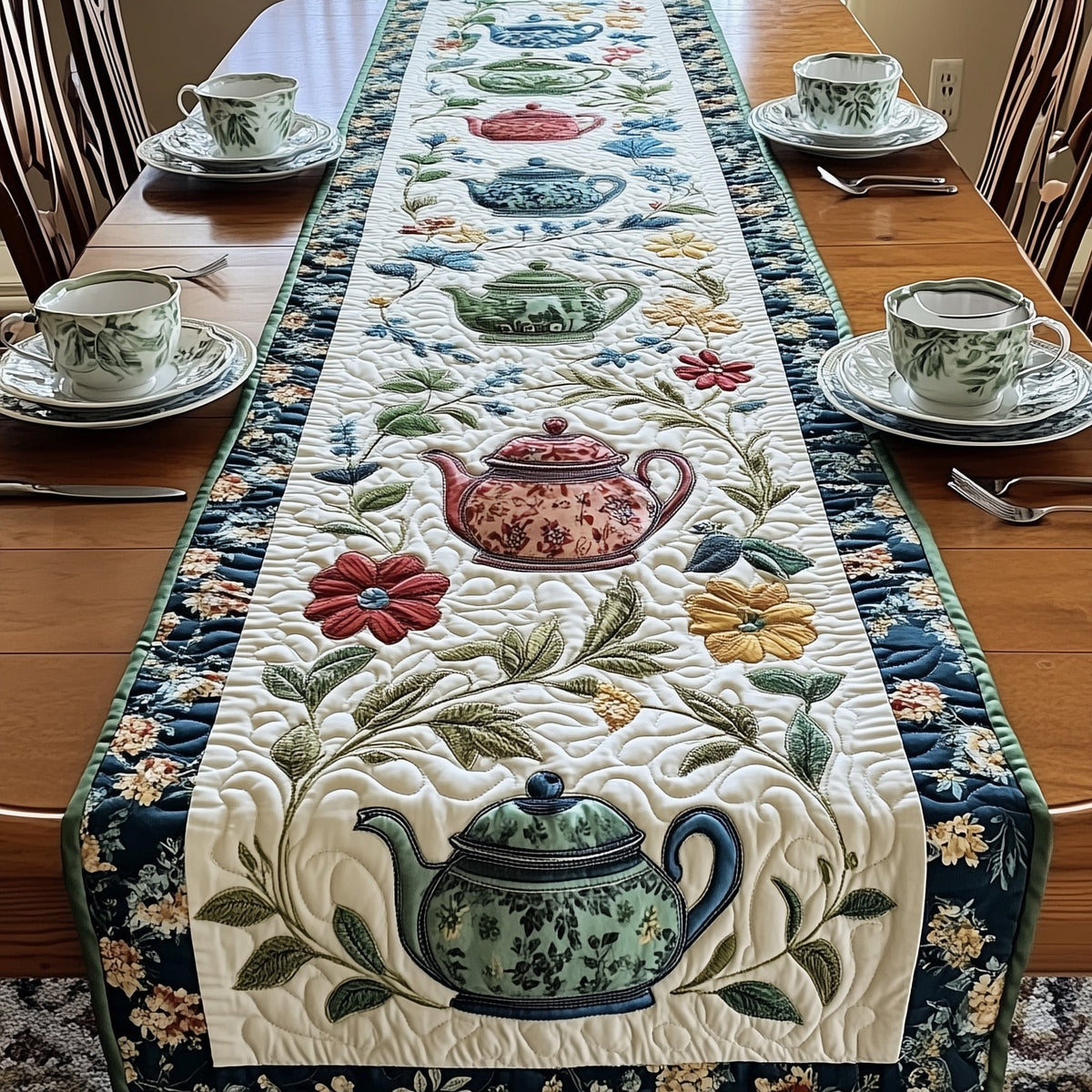 Whimsical Tea Table Runner