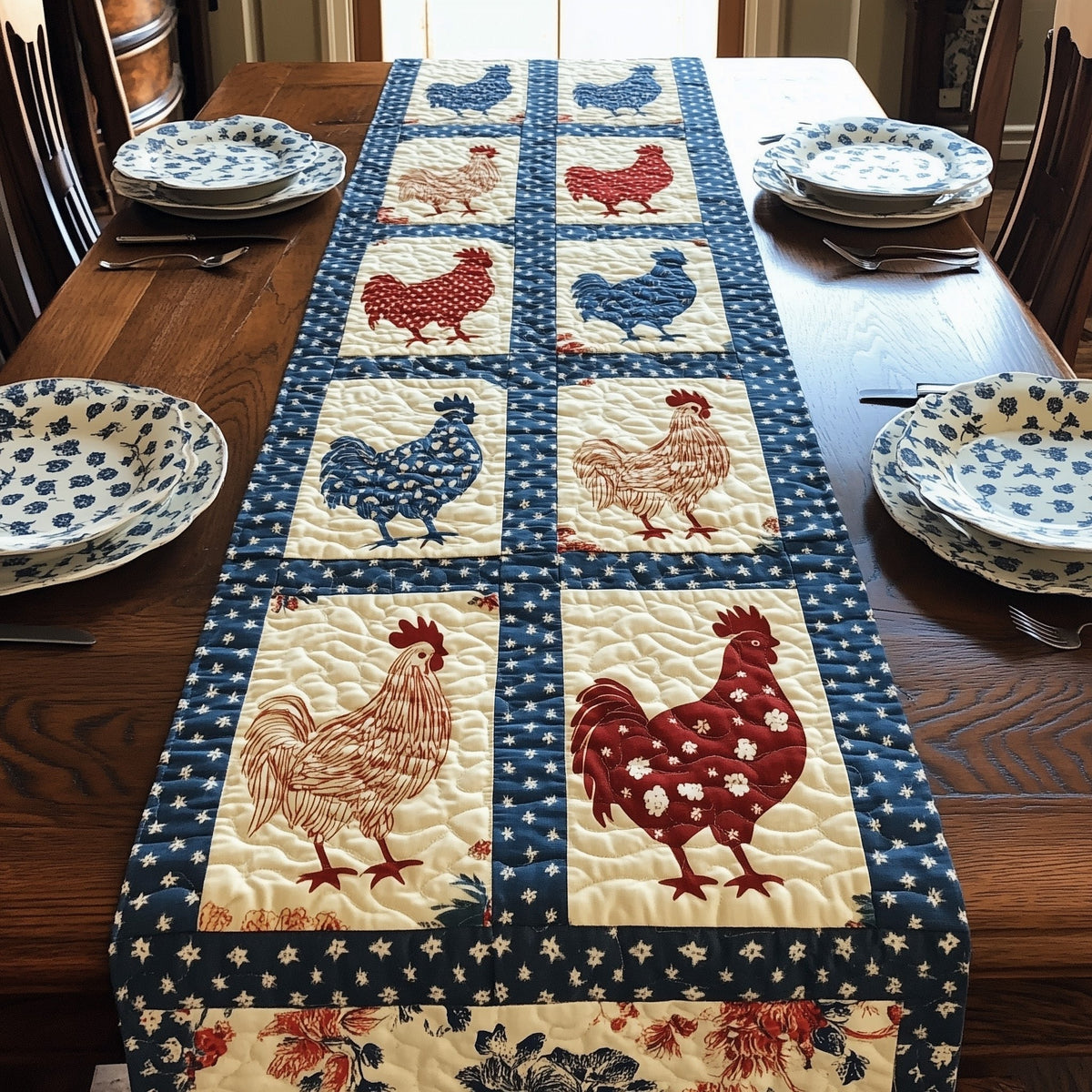 Feathers of Freedom Table Runner