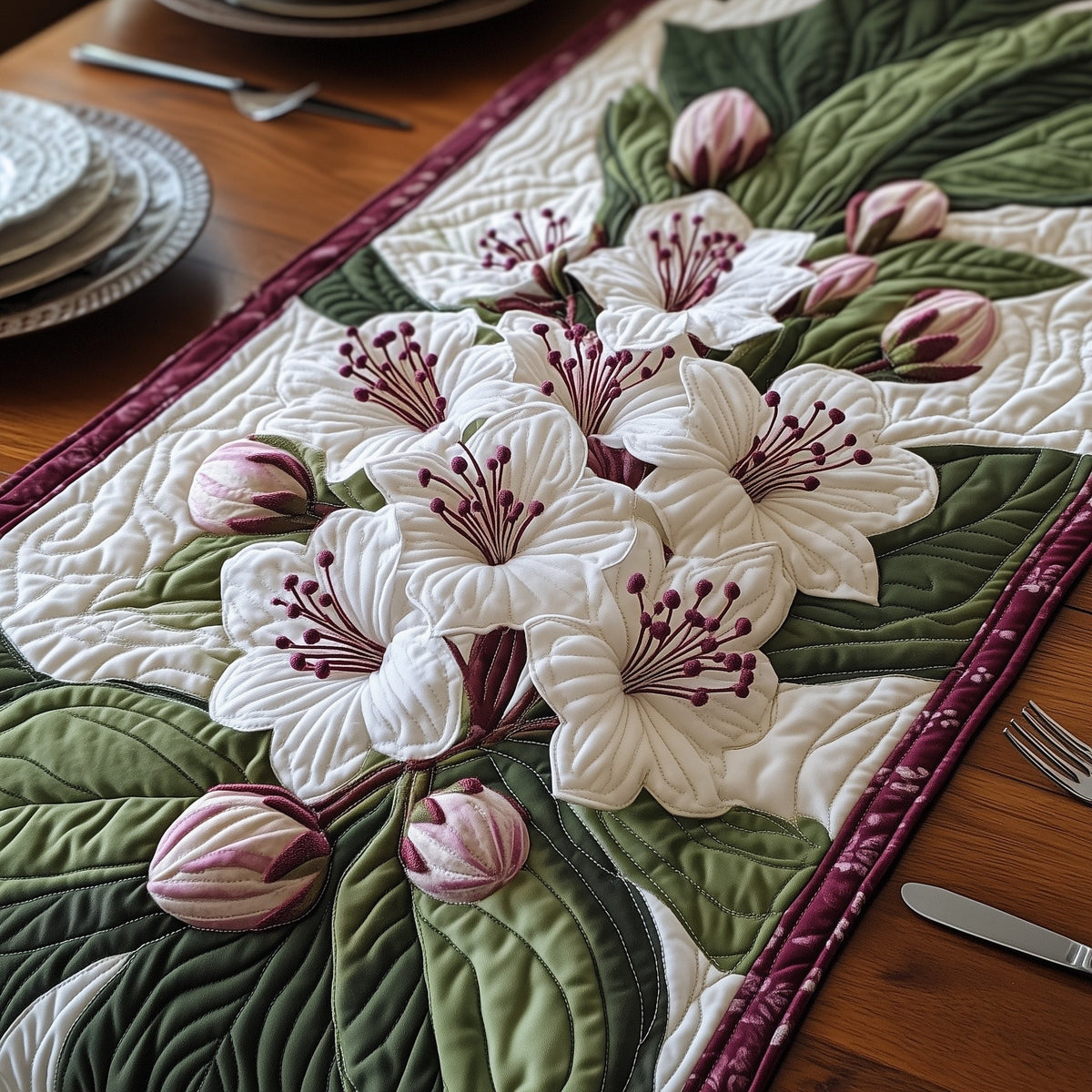 Mountain Laurel Heaven Table Runner