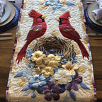 Cardinals Blooming Heaven Table Runner