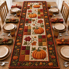 Autumn Pumpkin Garden Table Runner