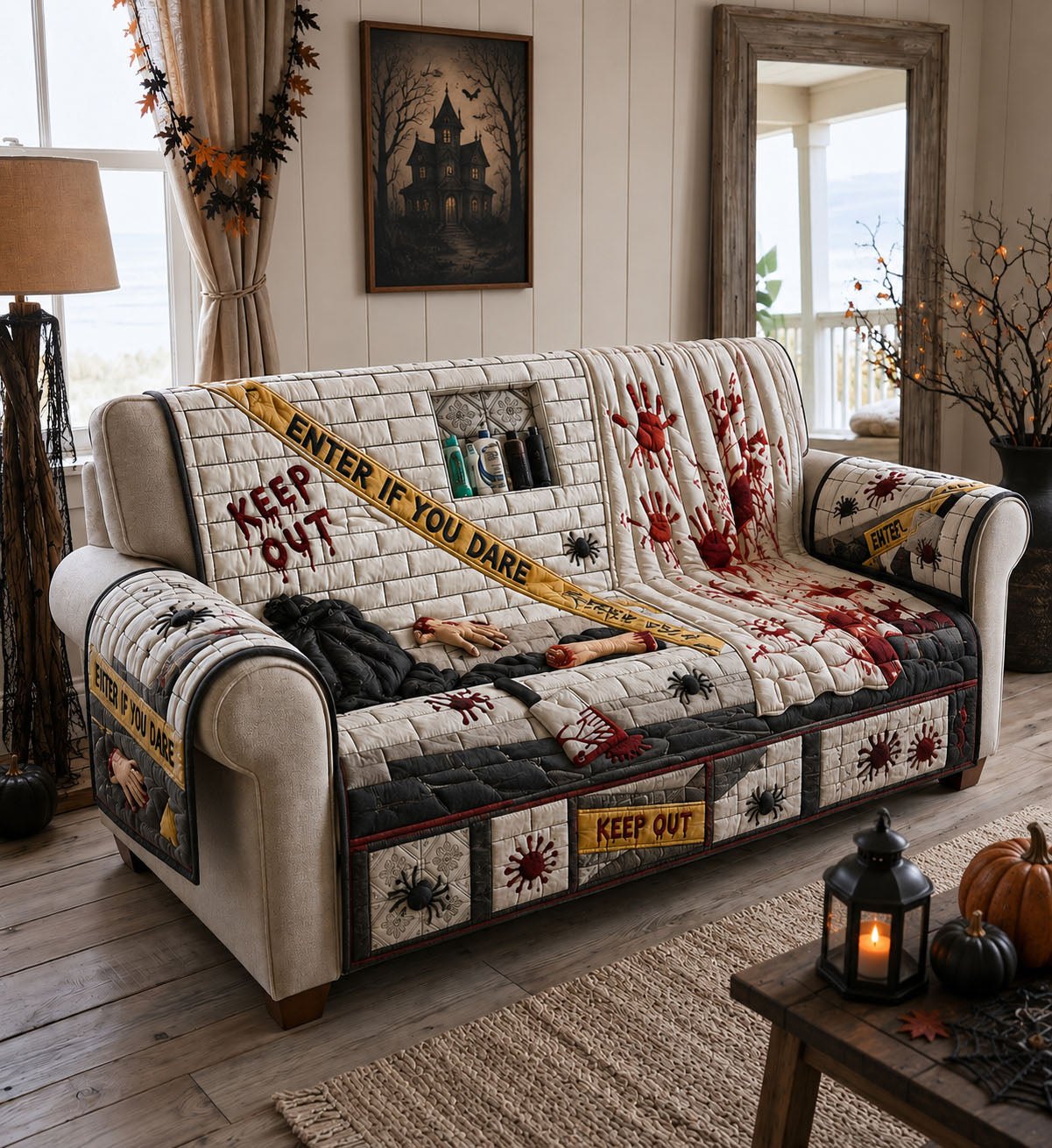 Keep Out Nightmare Sofa Cover