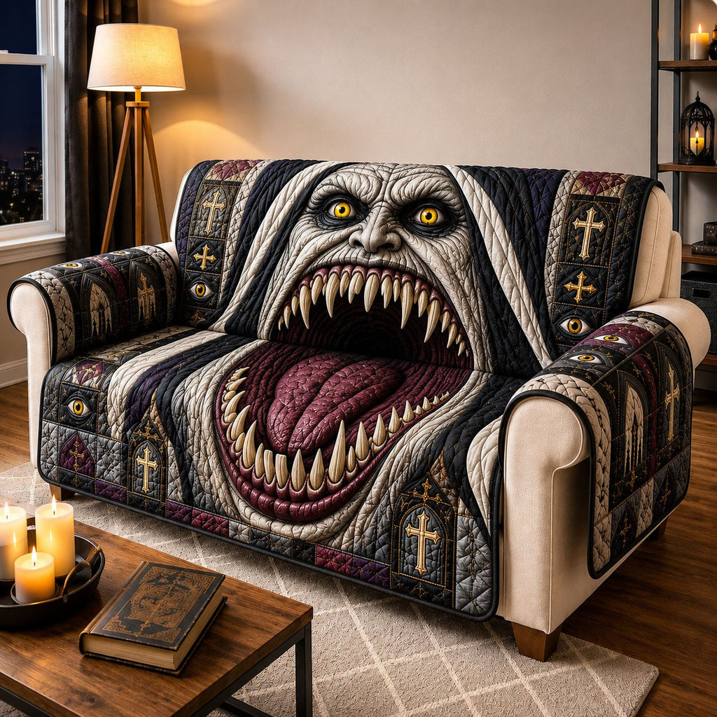 Haunted Cathedral Monster Sofa Cover