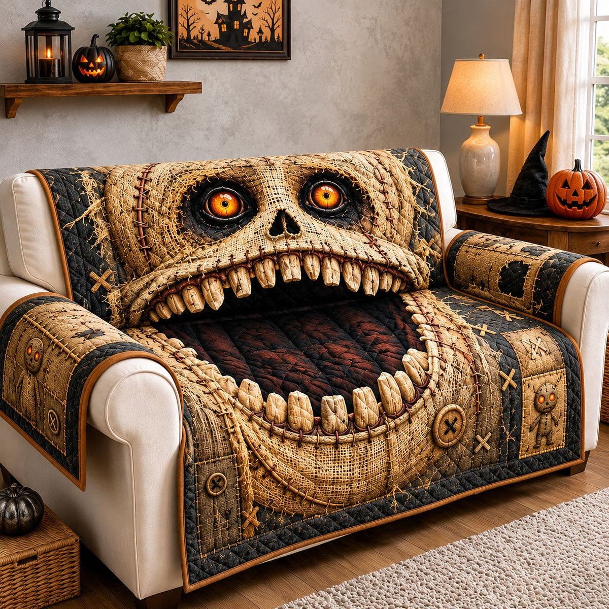 Burlap Stitch Doll Sofa Cover