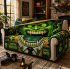 Green Trickster Monster Sofa Cover