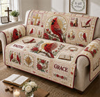 Cardinal Faith and Grace Sofa Cover