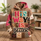 His Way Is Better hoodie, all-over print