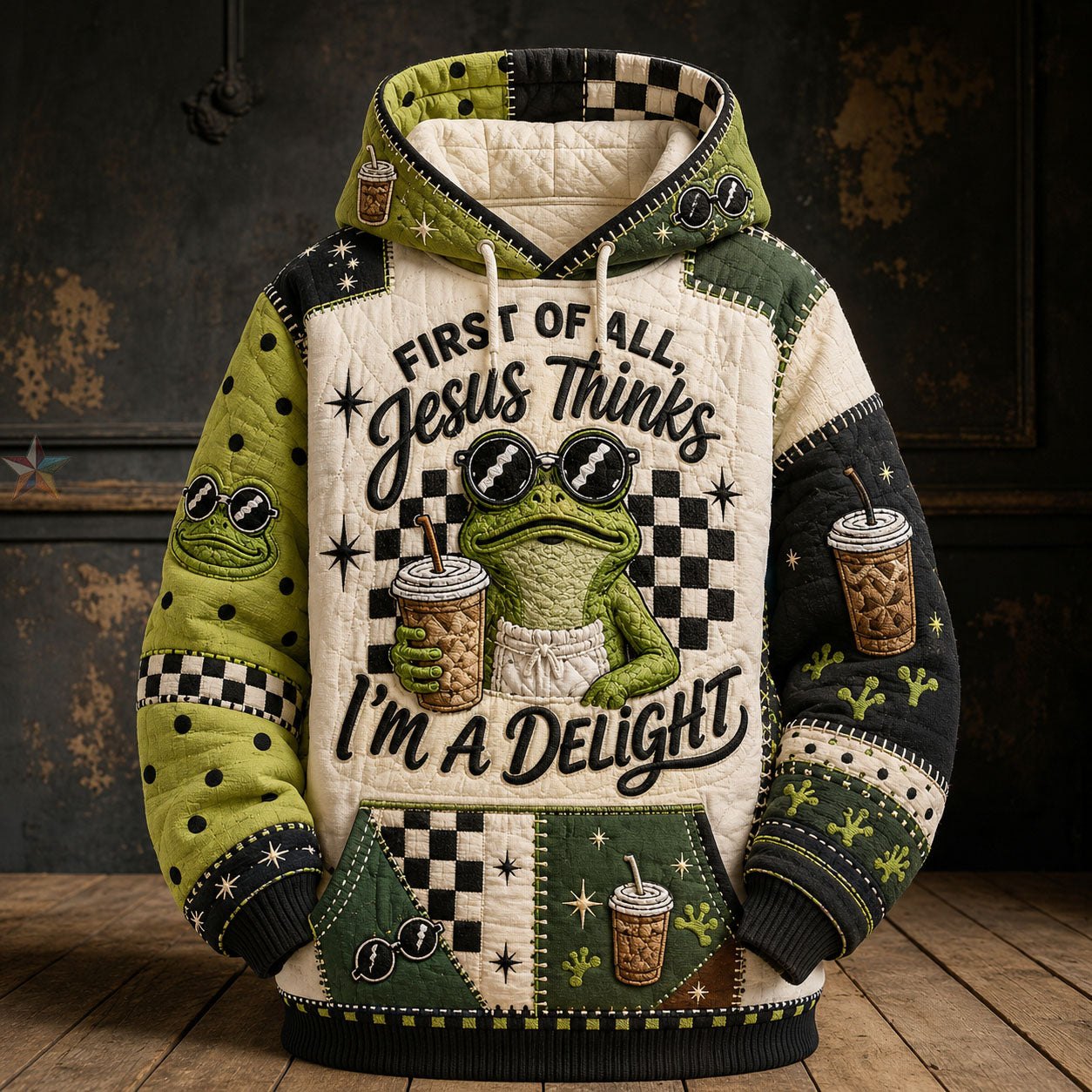 Jesus Calls Me Delightful hoodie, all-over print