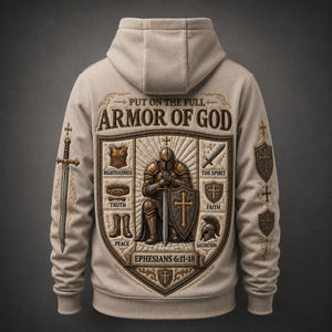 Guardian in the Armor of God Hoodie, Sweater and T-Shirt - Made to Order
