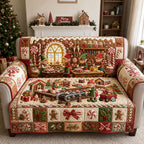 Santa Candy Workshop Sofa Cover